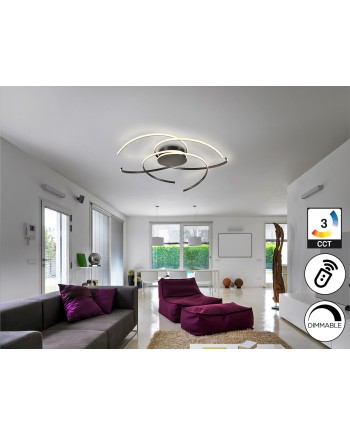 CADENCE- GRAN PLAFON- NEGRO